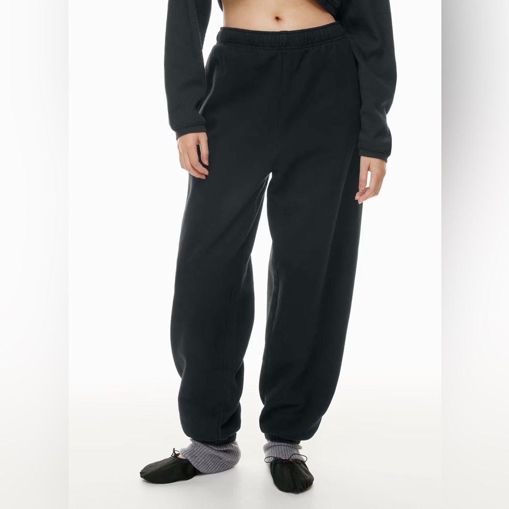 Aritzia TNA Cozy Fleece Mega Sweatpant Black 2XS XXS